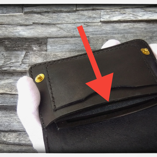 ◇「投げ込む」トラッカーウォレット ◇Throw サドルレザー 二つ折り  