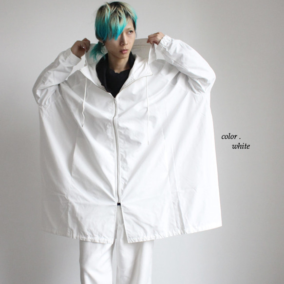 カッパ型ラグランスリーブワイドモッズコート FREEサイズ