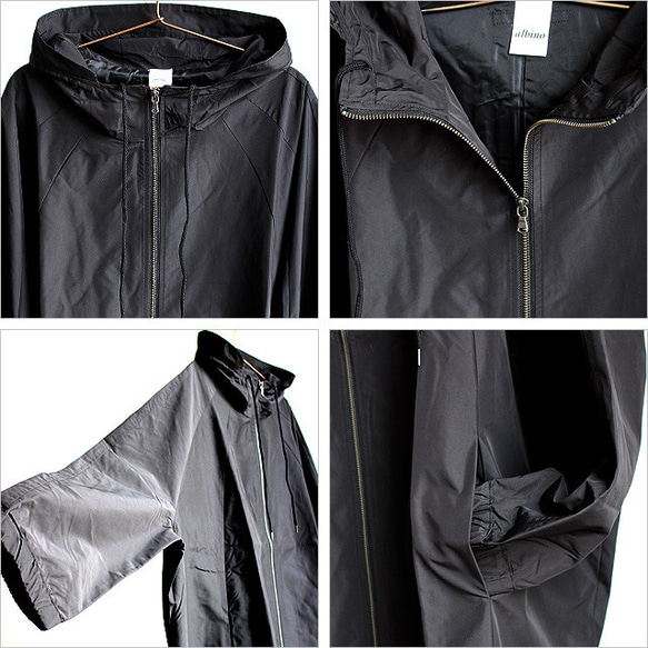 カッパ型ラグランスリーブワイドモッズコート ファッション コート・ジャケット D1368965930(10450円)