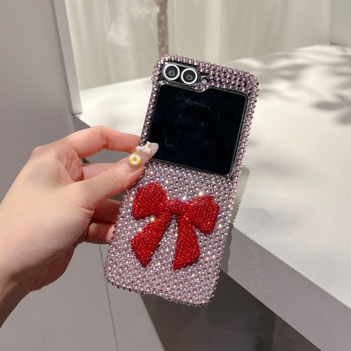 ﾗｲﾝストーンキラキラスワロ付きスマホケース3店☆リクエスト 受注生産】スマホケース【キラキラ手帳型ケース】decoration