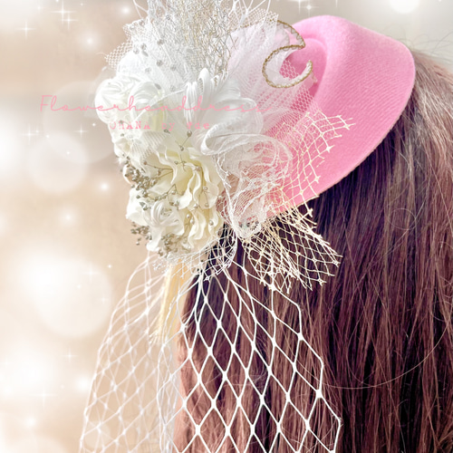 成人式・卒業式】大正ロマンなトーク帽 トークハット カクテルハット