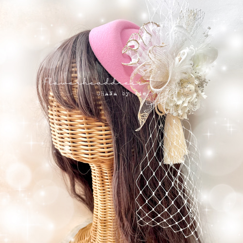 成人式・卒業式】大正ロマンなトーク帽 トークハット カクテルハット