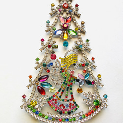 チェコガラス ビンテージ クリスマスツリー ヴィンテージ チェコ