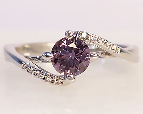 【新品】極上カラーチェンジ 4mm 天然アレキサンドライト リング　9号 cdc69643e7dfe2a33c271ee8957417