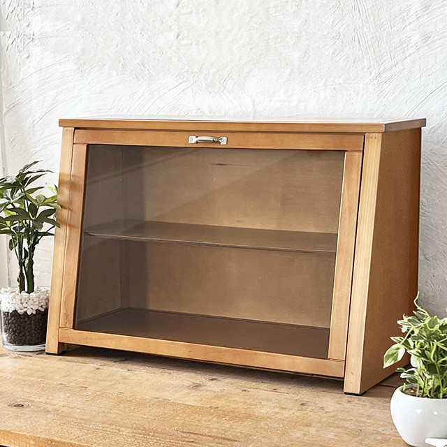 【送料無料】ガラスショーケースNo.3 ブラウン　BREA-1832-BR