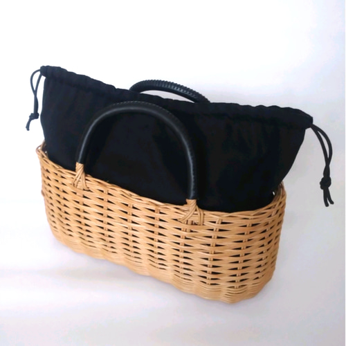 現品 Sale〉ラタンかごバッグ カゴバッグ 内袋巾着タイプ かご 現品 Sale〉ラタンかごバッグ カゴバッグ 内袋巾着タイプ かご