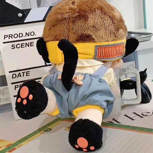 15/20cmぬいぐるみ服 着せ替えぬいぐるみ 黒猫ミュウミュウ