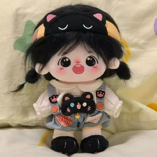 15/20cmぬいぐるみ服 着せ替えぬいぐるみ 黒猫ミュウミュウセット ぬい