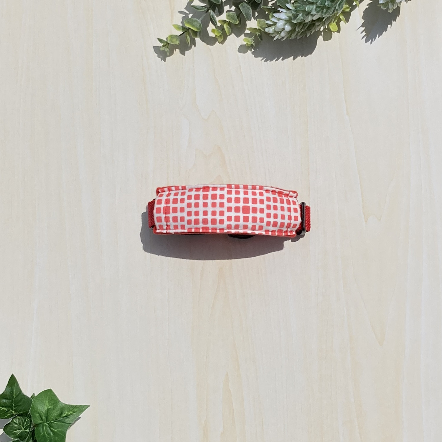 【三点セット】ショルダーリード＋リード＋幅広クッション首輪/Watermelon☆ハンズフリー☆多頭引き