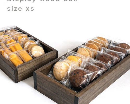 ディスプレイウッドボックス /xs/ウォールナットカラー サイズ