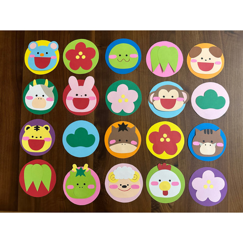 専用ー壁面飾り お正月 「干支」大きく飾れます【特大サイズ】 壁面飾り 十二支干支 お正月 新年 1月 壁面 保育園 幼稚園