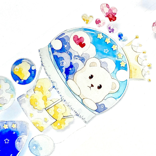 Amazon.co.jp: 海外マステ マスキングテープ ?属熊熊-PET??光 Amazon.co.jp: 海外マステ マスキングテープ ?属熊熊-PET??光