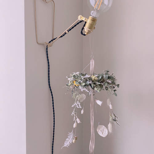 ユーカリ ルナリア White＆green フライングリース フラワー