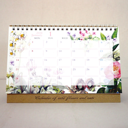 2024 卓上カレンダー 【 Calendar of wildflowers and nuts 】 17枚目の画像