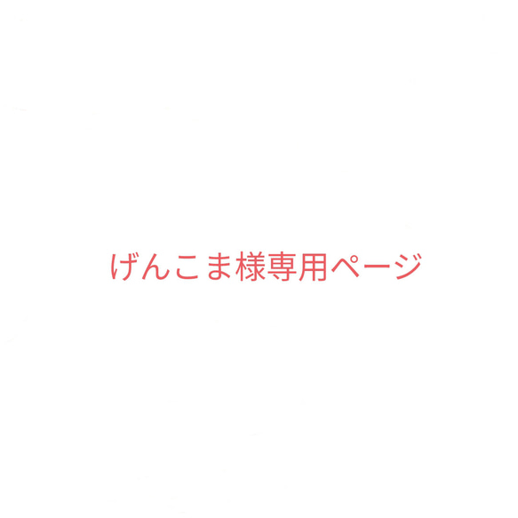 げんこま様専用ページ 1枚目の画像