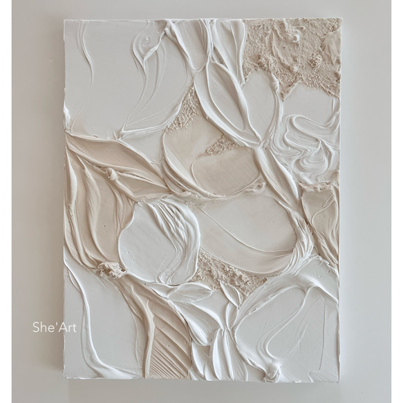絵画　モダンアート　水彩画原本『Olive』 TWINE BEIGE 02 ー モダンアート 北欧 絵画 おしゃれ 抽象画