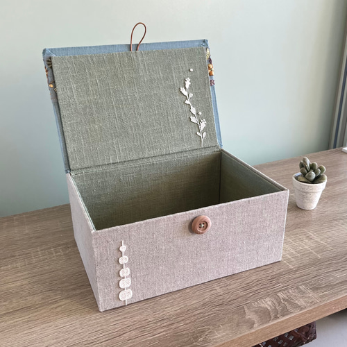 大きなカルトナージュボックス タカギ繊維 カルトナージュ ツールボックス GB-2 1個（直送品