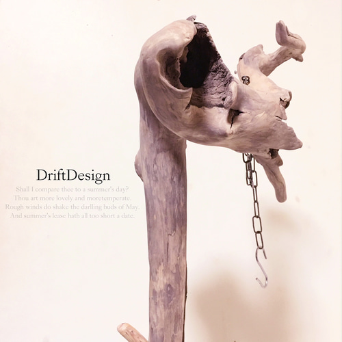 Drift Design〜 味わい希少流木のお洒落な大型ランタンスタンド