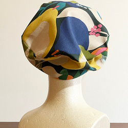 新作‼️ カタチにこだわるベレー帽　フランスコットン　ラ・フランス 7枚目の画像