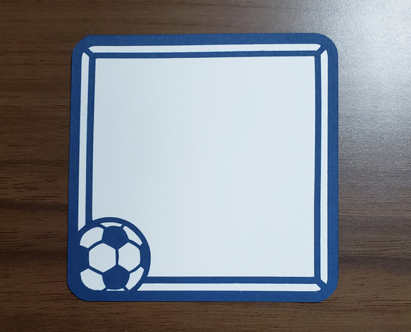 サッカーボール コメントカード20枚 3枚目の画像