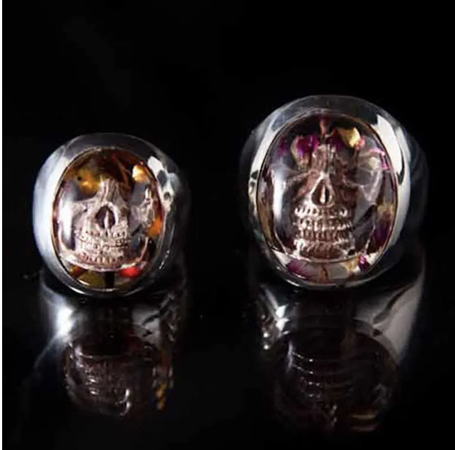 Flower Skull Ring（Medium）