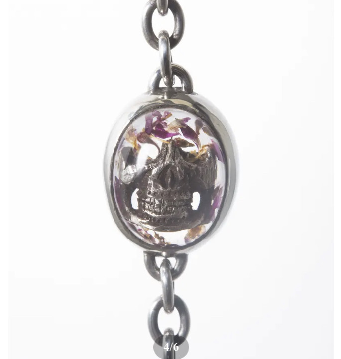 Flower Skull Bracelet
