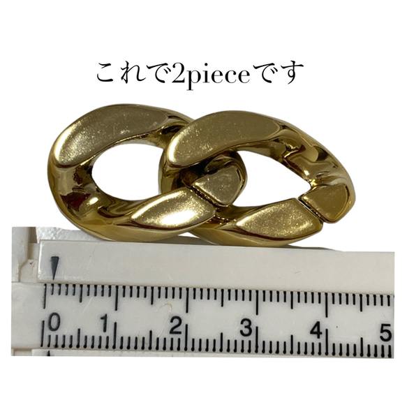 【4個】gold ccb chain 金具・チェーン AZU 通販 16450866｜Creema(クリーマ)