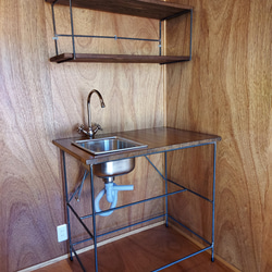 フレームミニキッチン900 IKEAミキシングレバー付 その他調理器具