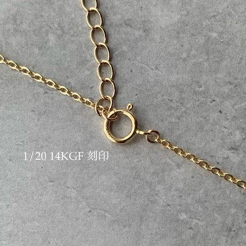 ラスト1点のみ《14kgf》チョコムーンストーン ネックレス 40cm