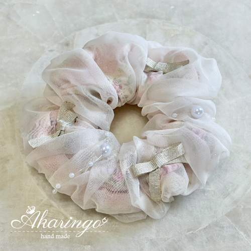 Ramumi様 ハンドメイド☆ズパじゃら☆ビーズ ヘアゴム