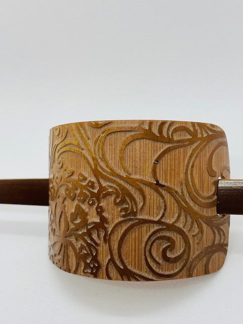 煤竹製髪飾り　マジェステ