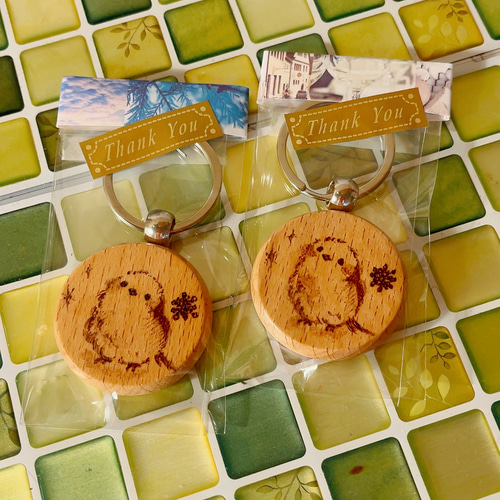 ○敬老の日 キーリング キーホルダー 名入れ ギフト ウッドバーニング