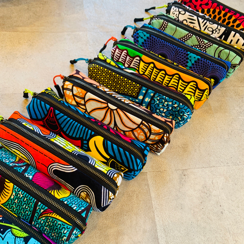 カップホルダー♪アフリカンプリント♥ハンドメイド