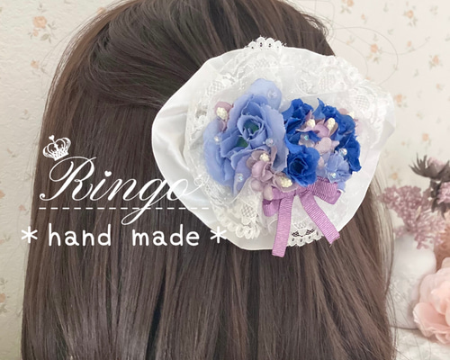 ハンドメイドリボンおまとめ品バレッタシューズクリップヘアピン