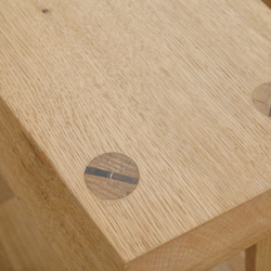 【1点のみ】耳付きタモ一枚板スツール　無垢　木製　天然　八角形　ナチュラル　シンプル　椅子　いす　サイドテーブル　ミニ　 11枚目の画像