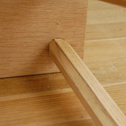 【1点のみ】耳付きタモ一枚板スツール　無垢　木製　天然　八角形　ナチュラル　シンプル　椅子　いす　サイドテーブル　ミニ　 13枚目の画像