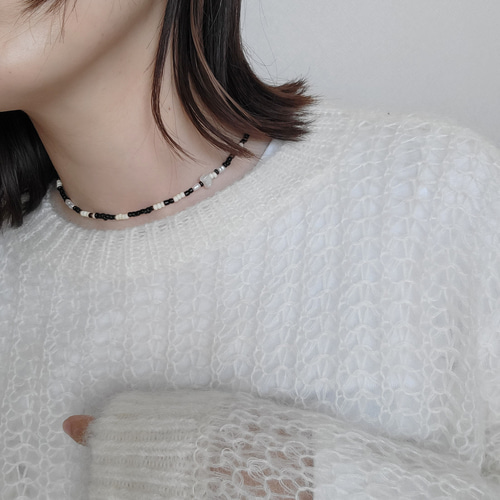 paloma wool ビーズネックレス ビーズチョーカー ホワイト