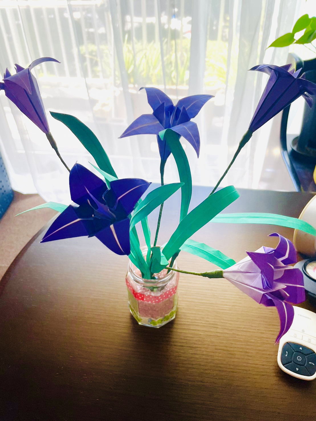 菖蒲　折り紙フラワー