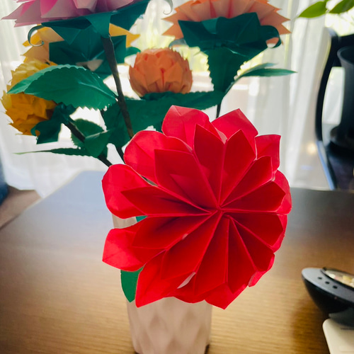 マーガレット 折り紙フラワー アートフラワー AnnApricot 通販