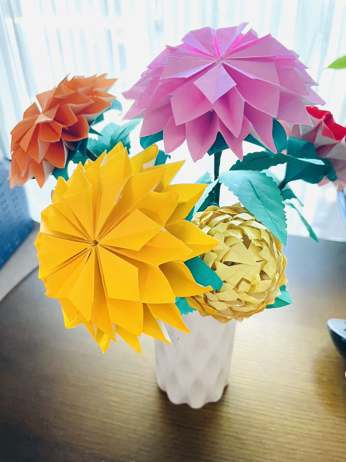 マーガレット　折り紙フラワー