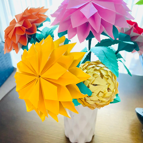 マーガレット 折り紙フラワー アートフラワー AnnApricot 通販