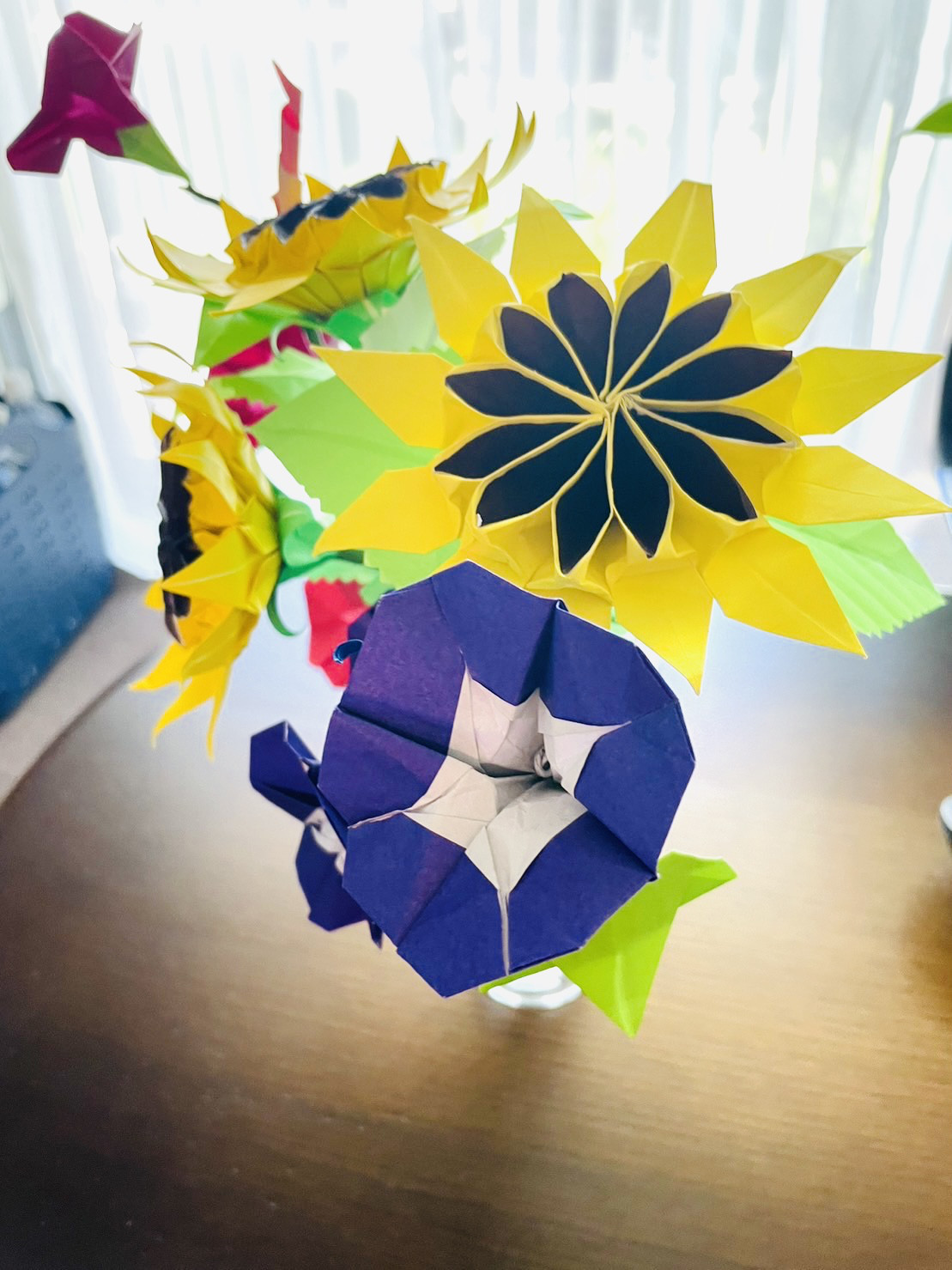 初夏の花束　折り紙フラワー