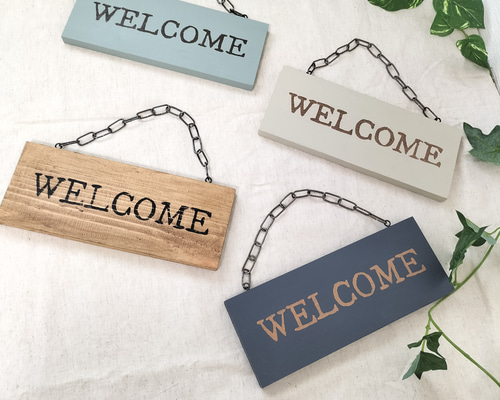 玄関 歓迎プレート[ᴡᴇʟᴄᴏᴍᴇ] 1fe30c728a6e5648be7be884c4d266
