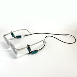 Glasses & Mask Cord  グラス&マスクコード  ＜Legare＞（CK3 boston blue） 1枚目の画像