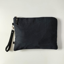 Half zipper tablet case （帆布）/タブレットケース/タブレット収納ケース 3枚目の画像