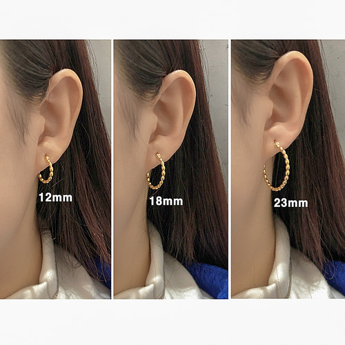 ◇ボールフープピアス18mm◇シルバー ピアス SV925 ピアス ◇ボールフープピアス18mm◇シルバー ピアス SV925 ピアス