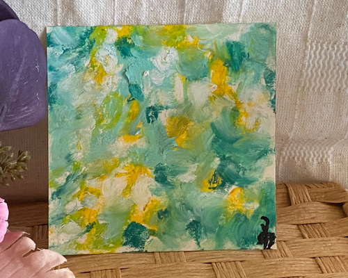 絵画。原画手描き【花の海に秘められたロマンチック】07 絵画