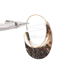 ERG-2478-G【2個入り】ロングオーバルフック/Long Oval Hook Earring 4枚目の画像
