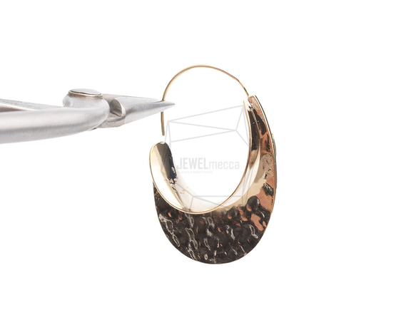 ERG-2478-G【2個入り】ロングオーバルフック/Long Oval Hook Earring 4枚目の画像