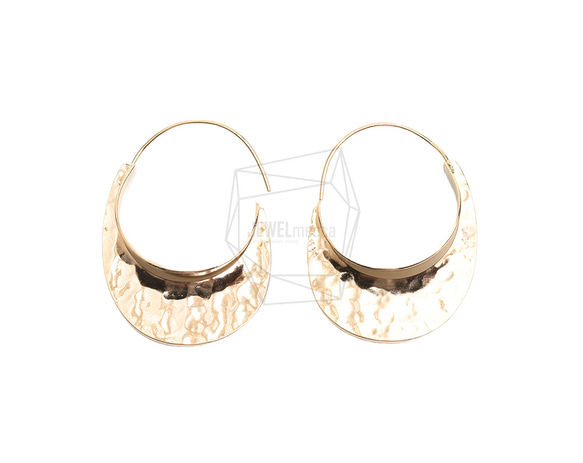 ERG-2478-G【2個入り】ロングオーバルフック/Long Oval Hook Earring 1枚目の画像